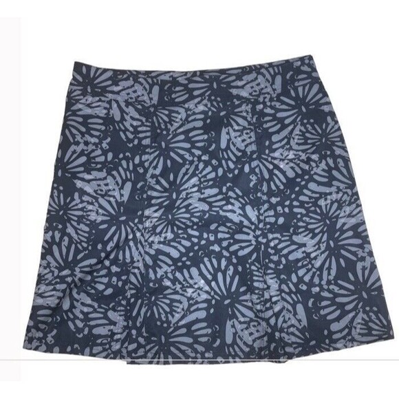 RIP Skirt Large 12/14 Classic Wrap Length 2 Shibori Charcoal Hawaiin Pristine - Picture 3 of 10
